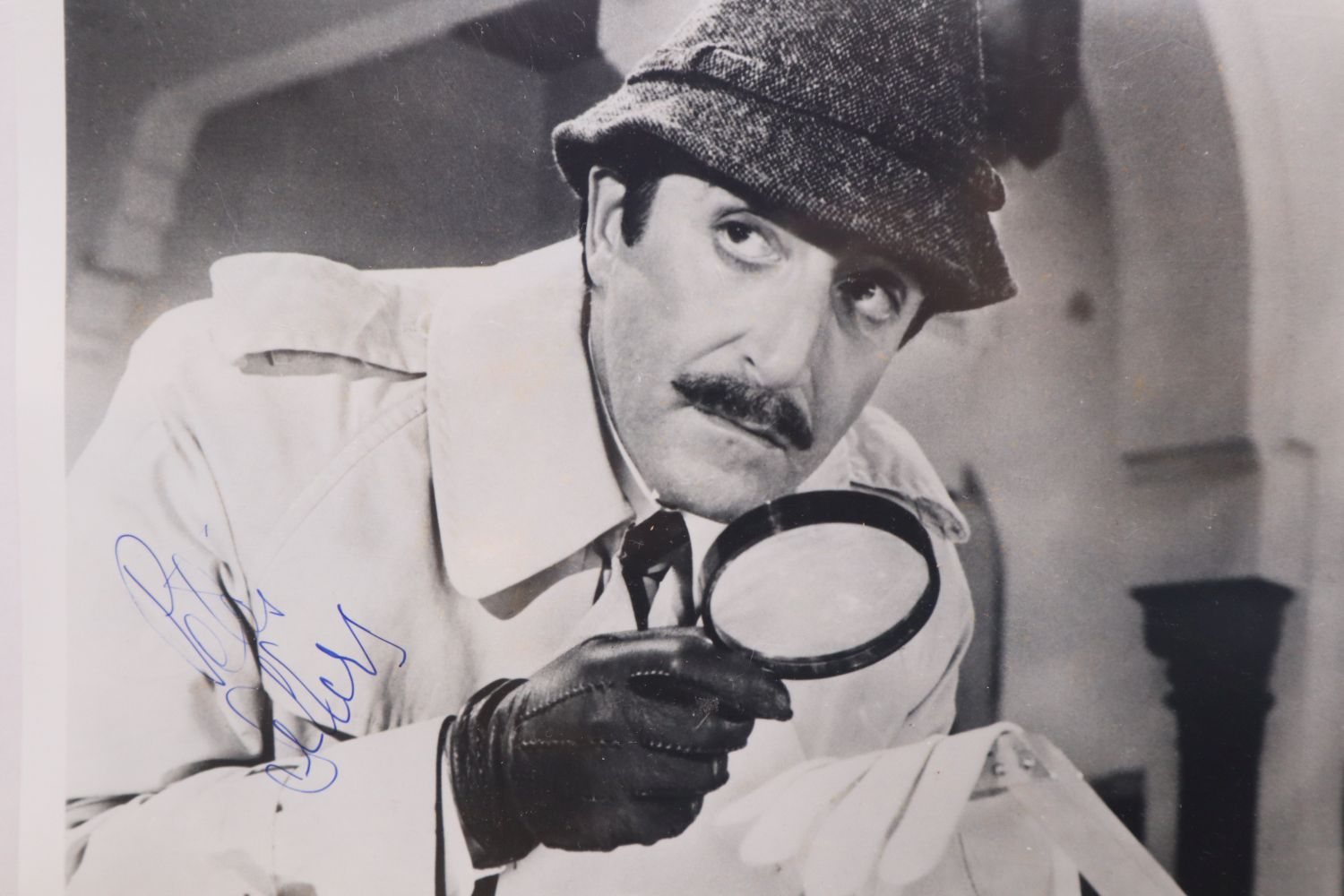 Peter Sellers, Inspector Clouseau, signed photograph, framed